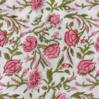 E-Tailor® Hand-Block Printed Pre-Cut Cotton Fabric Ideal - Image 2