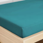 Twin Fitted Sheet Only with Full Elastic & Built in Corner Sheet Straps to - Image 4