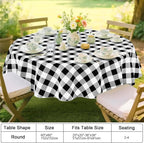 Smiry Plastic Table Cloth, Waterproof Vinyl Tablecloth - Image 7