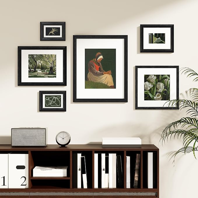Vittanly 5x7 Picture Frames Set of 2, Ornate Vintage Photo Frame - Image 2