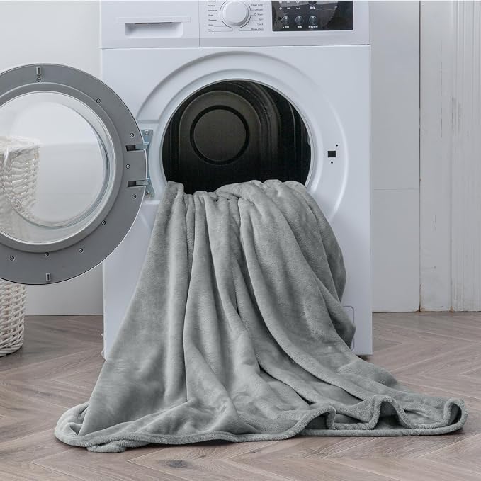 BEDELITE Flannel Sheets King Size Grey - Image 8