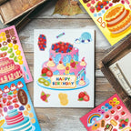 32 Sheets Create Cake of Dreams Stickers, Make Your Own Cake Stickers - Image 5
