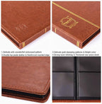 Ettonsun Leather 60-Pocket Paper Money Album Currency Holders - Image 5