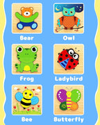 Bekayshad Wooden Puzzles Toddler Toys Gifts - Image 4