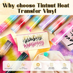 Tintnut Watercolor Gradient Heat Transfer Vinyl, stretch washable, suitable - Image 3