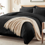 Zzlpp Queen Comforter Set 7 Pieces, All Season Boho Bedding Sets by ZZLPP