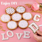 16500Pcs Flatback Pearls for Crafting, Bedazzling Kit for DIY Crafts Clothing - Image 3