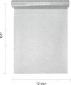 Efuncro- Sliver Glitter HTV Heat Transfer Vinyl - Image 2
