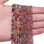 2mm 180pcs Colorful Tourmaline Tiny Gemstone Beads - Image 2