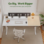 Agilestic Electric Standing Desk, 71 x 31.5 Inches Height Adjustable Desk - Image 4