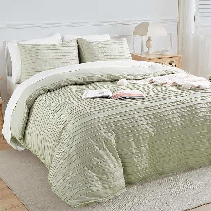 NEXHOME PRO Duvet Cover Queen, 3 Pieces Boho Tufted Duvet Cover Set, Soft and - Image 2