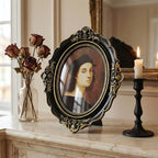 Cuspin 5x7 Vintage Picture Frames, Ornate Baroque Resin Photo Frame - Image 3