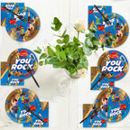 96 Pcs Rock Climbing Party Plates and Napkins Supplies Tableware Disposable - Image 5