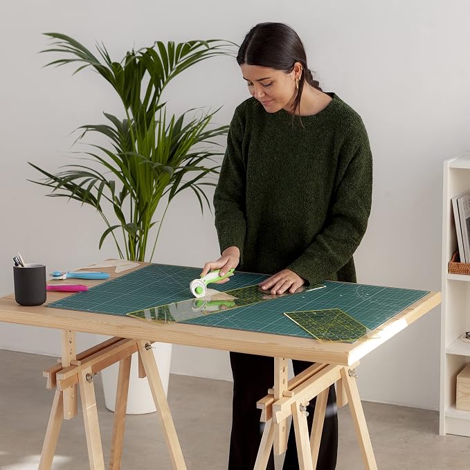 Elan Cutting Mat A1 Green, Large Self Healing Cutting Mat 24 x 36 Inch - Image 6