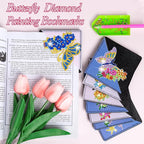 WIVICO 8Pcs Diamond Painting Bookmarks, Diamond Pearl Art Kits - Image 2