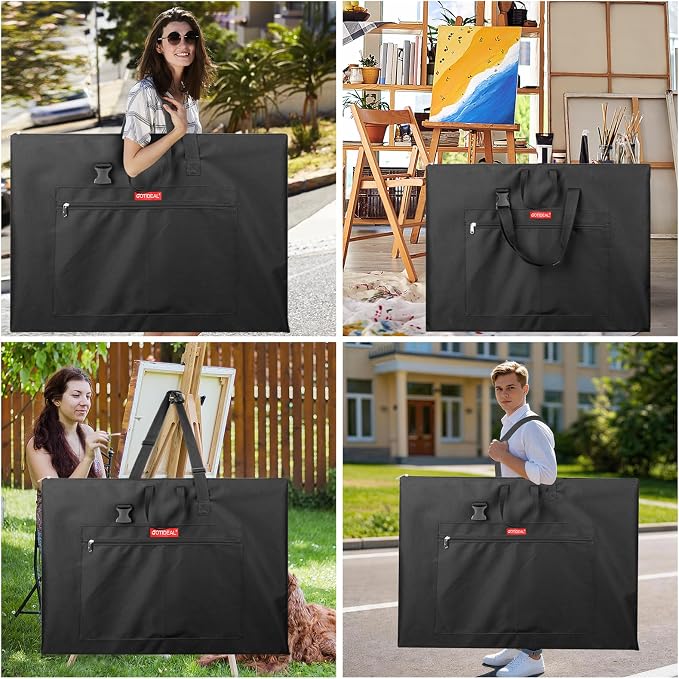 GOTIDEAL Large Art Portfolio Bag, 36x48 Inches Waterproof Art Portfolio Case - Image 7