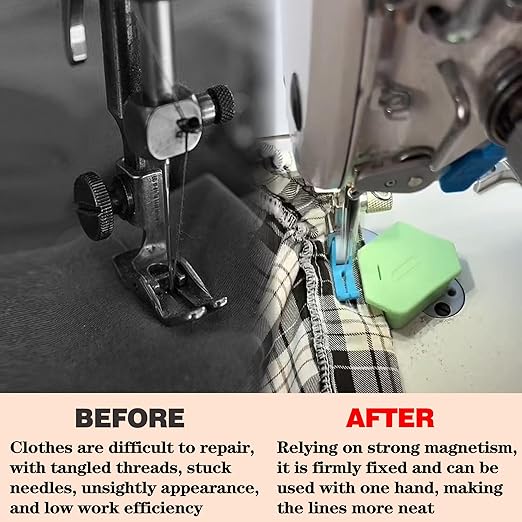 3 Pack Magnetic Seam Guide for Sewing Machine, Upgraded Multifunctional - Image 6
