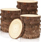 FSWCCK 30 Pack Nature Unfinished Wood Slices, 3.5-4 Inches Round Wooden Circle by FSWCCK
