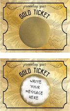 My Scratch Offs 20 Pack Gold Ticket DIY Make Your Own Golden Ticket Scratch Off - Image 6