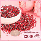 12000PCS 2mm Resin Rhinestones Bulk - Image 2