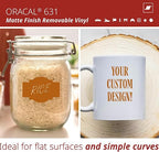 ORACAL 631 Matte Nut Brown Vinyl Durable Roll Easy to Weed Permanent Adhesive - Image 2