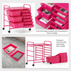 Giantex 9 Drawers Rolling Cart, Classroom Organizers, Storage Cart - Image 5