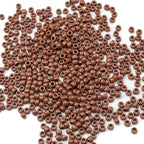 Gxueshan 1000 Pcs Acrylic Brownish Red Pony Beads Friendship Beads 6x9mm Bulk by Gxueshan