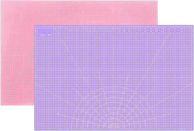 Double Sided Sewing Self Healing Cutting Mat 24 x 36 Inches, A1 Size Craft by plzzree