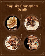 ROKR 3D Wooden Puzzles for Adults, Diva Phonograph Music Box Mechanical Model - Image 7