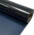 Black Glitter Heat Transfer Vinyl 12" x 8 ft HTV by MerryMade