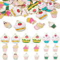 Enamel Food Charms Cute Assorted Food Pendants Sweet Dessert Charms by BoutigemJewelry