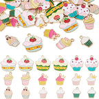 Enamel Food Charms Cute Assorted Food Pendants Sweet Dessert Charms by BoutigemJewelry
