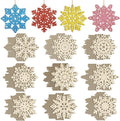 Wooden Christmas Snowflake Ornaments to Paint Christmas Decoration Cutouts by Sophena