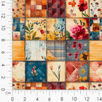Patchwork Mother & Daughter Cotton Fabric Panel – 6 Designs + Bonus Sheet - Image 8