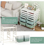 BECOMFORT 12-Drawer Rolling Cart - Image 5