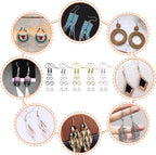 TOAOB 150pcs 5 Colors Earring Hooks Kit Hypoallergenic Ear Wires and 1000pcs - Image 5