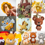 12 Rolls 8"x35" 1.4mm Thick Soft Felt Fabric Sheet 12 Assorted Brown Series - Image 7