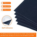 MECCANIXITY Adhesive Felt Sheets, Felt Fabric Crafts Back Adhesive Felt Sheets - Image 4