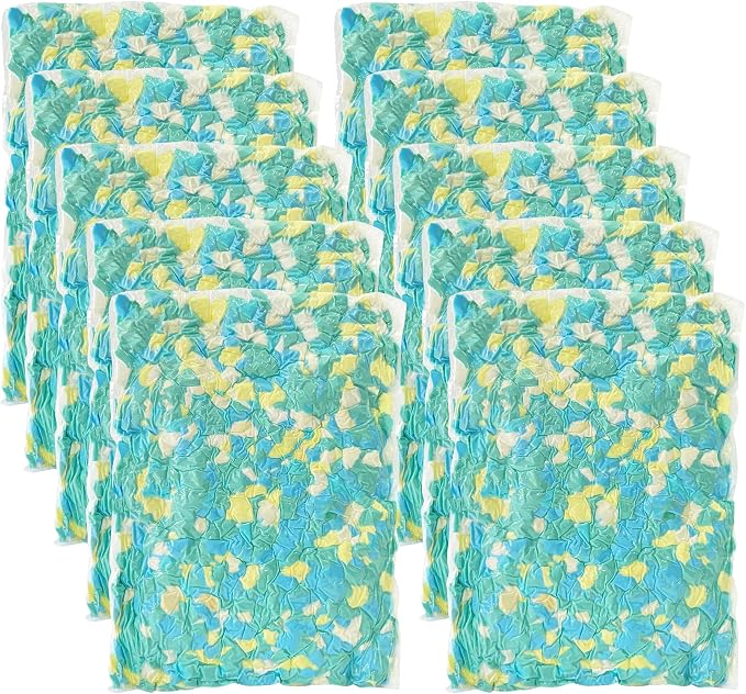 Bean Bag Filler, 50lbs Shredded Memory Foam Stuffing, Filling & Refill by WelacerBrand