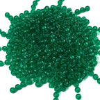 Gxueshan 1000 Pcs Acrylic Transparent Green Pony Beads 6x9mm Bulk - Image 2