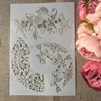 TIAMECH A4 Reusable Flower Lace Stencil - Image 4