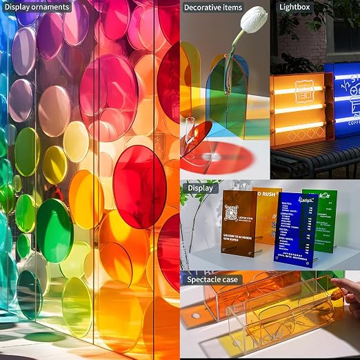 1/8 Thick 8 x 8 inch Translucent Acrylic Sheets - Image 4