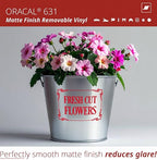 ORACAL 631 Matte Dahlia Red Vinyl Durable Roll Easy to Weed Permanent Adhesive - Image 3