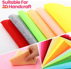 Reginary 120 Pcs 8 x 12 Inch & 8 x 35 Inch Felt Sheets Bulk - Image 5