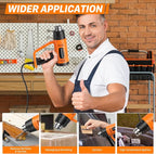 SEEKONE Heat Gun 1800W Heavy Duty Fast Heat Hot Air Gun Kit - Image 7