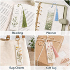DSYIL 101 DIY Bookmark Making Kit, 50 Clear Laminating Bookmarks Pouches - Image 6