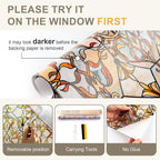 OHTMERU 3D Stained Glass Window Privacy Film, Heat Control UV Blocking Static - Image 9