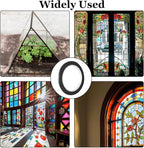 CANIPHA Black Stained Glass Lead Lines, Faux Lead Lines, 216.5ft Roll, PET - Image 7