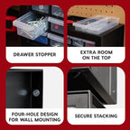 IRIS USA 16-Drawer Small Drawer Organizer, Made in USA, Stackable Teacher - Image 7