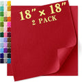 Felt Fabric Sheet 18 x 18 Inch, 1.6mm Thick | Soft and Flexible Nonwoven by MIGLORIA